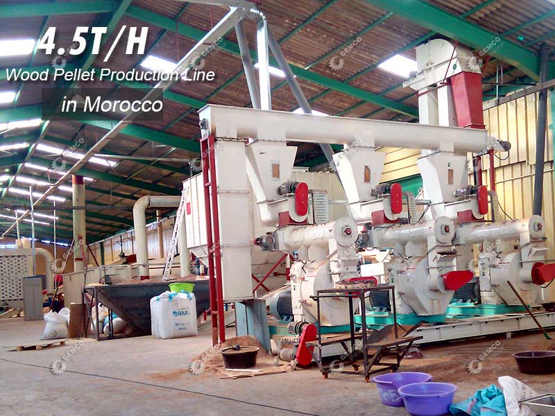 5-6 ton per hour pellets production line