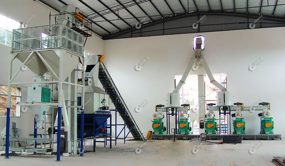 build large pellet manufacturing plant