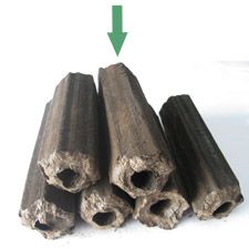 hexagon sawdust briquettes