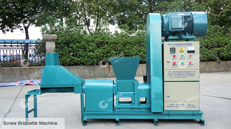 small screw briquette machine